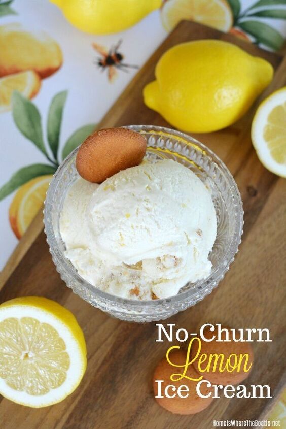 lemon lovers no churn ice cream