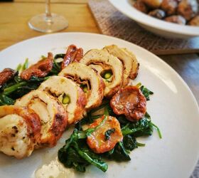 rolled stuffed chicken breasts