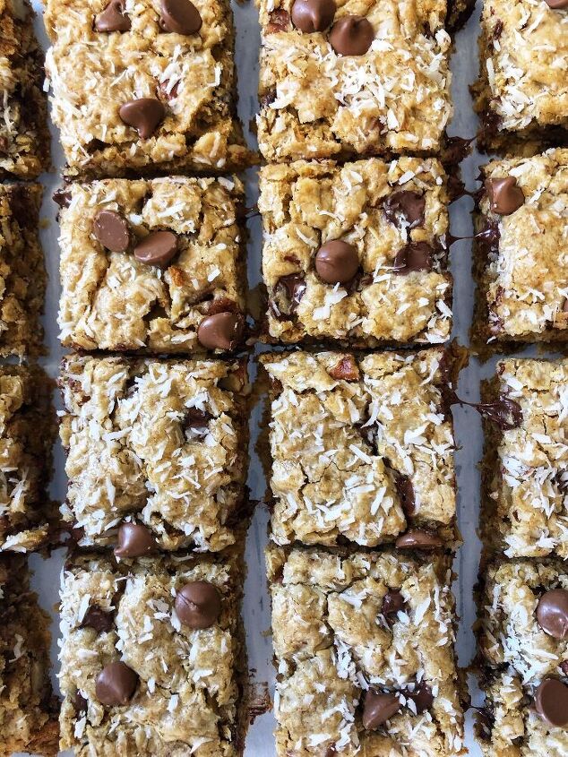 coconut chocolate oatmeal squares