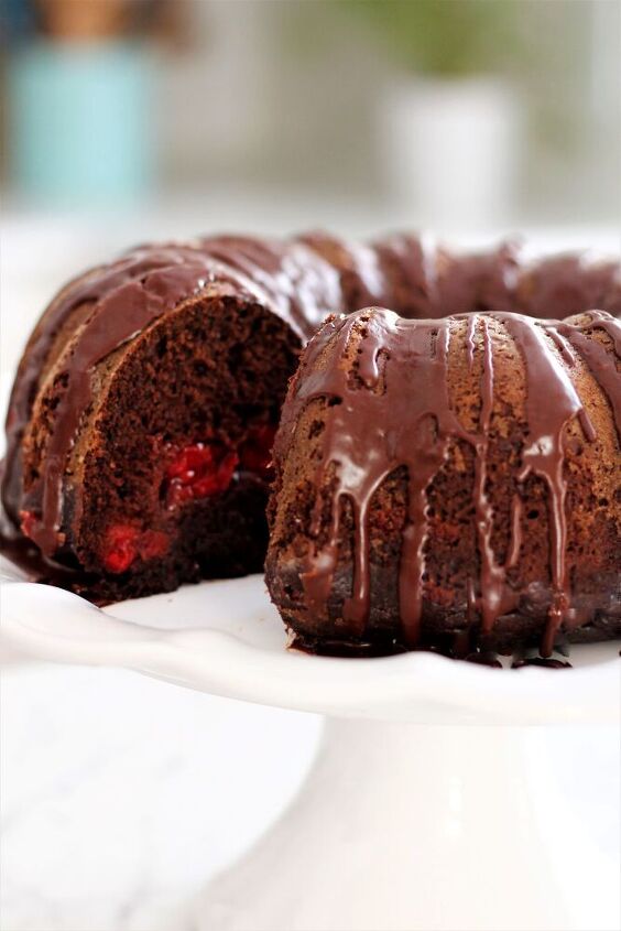 Chocolate Cherry Bundt Cake