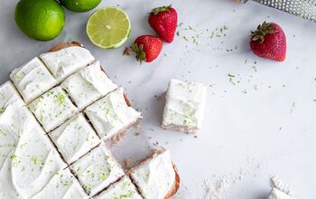Strawberry Cake With Lime Buttercream