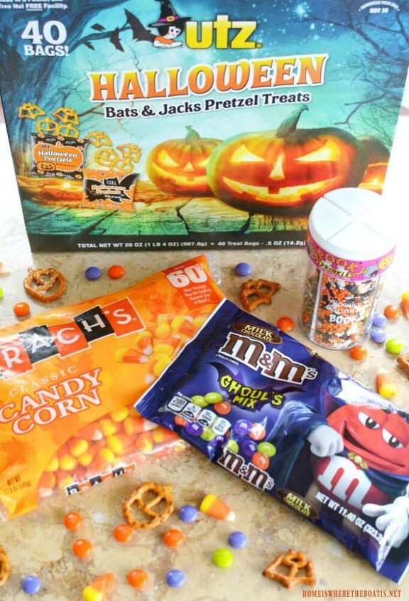 no bake halloween bark