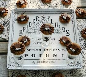 19 spooktacular halloween recipes to trick or treat yourself, Halloween Peanut Butter Spider Cookies