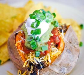 Taco Stuffed Baked Sweet Potatoes | Foodtalk
