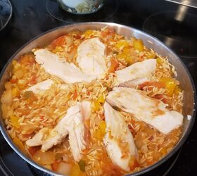 How I Made a Mango Chicken & Rice Skillet in One Pan