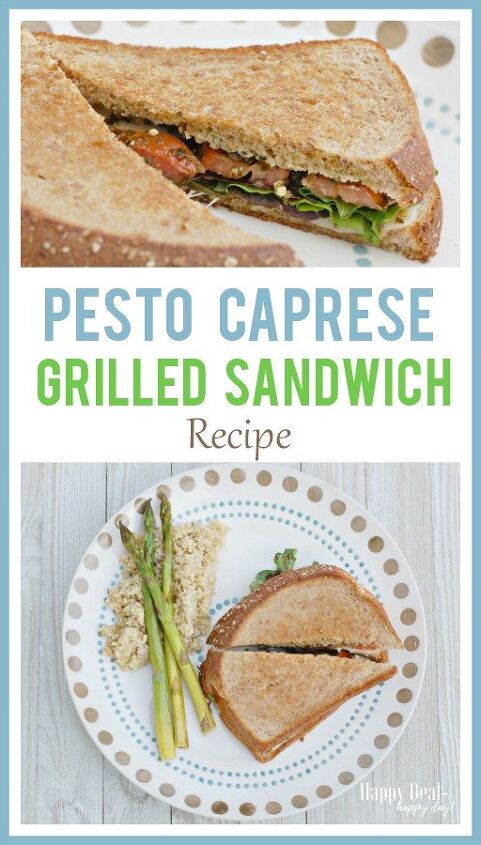 pesto caprese grilled sandwich recipe
