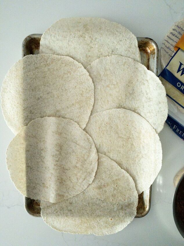 baked sheet pan quesadilla