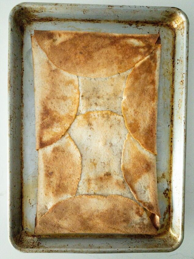 baked sheet pan quesadilla