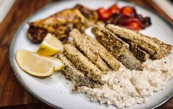 Mediterranean Chicken and Eggplant Fries