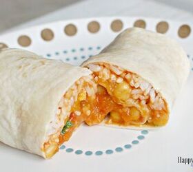 Easy Indian Chickpea Curry Wraps With Mango Chutney