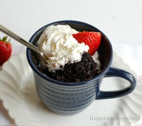 90 Second Easy Dessert Recipe:  Microwave Brownie in a Mug Recipe
