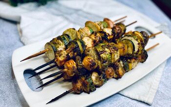 Pesto Salmon Skewers
