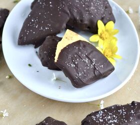 homemade dark chocolate sea foam candy