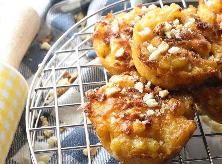 baked mac and cheese bites