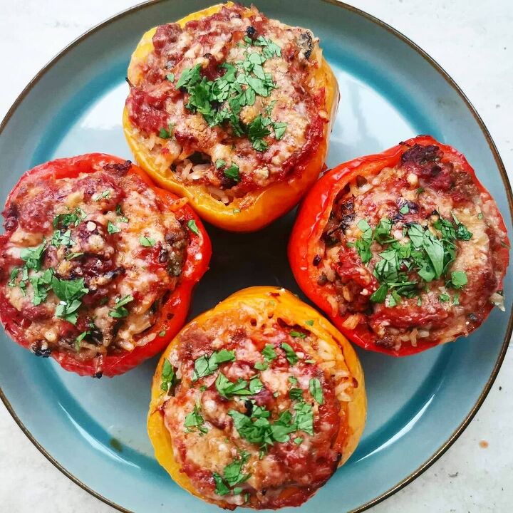 10 red food recipes for valentines day, Stuffed Bell Peppers