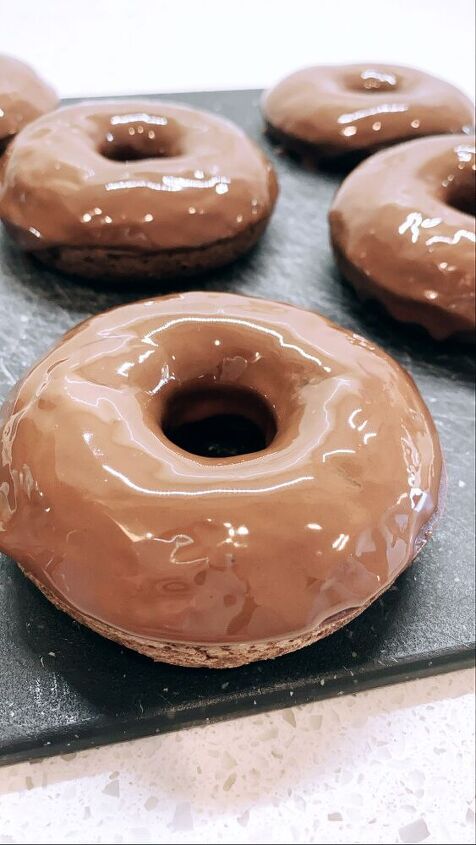 cocoa caramel donuts