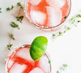 watermelon thyme gin cocktail