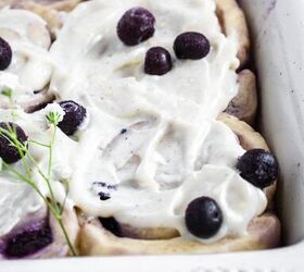 Blueberry Sweet Rolls With Whipped Lemon Ricotta