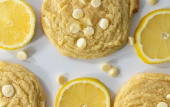 Giant Lemon White Chocolate Cookies