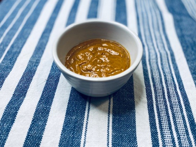 spicy almond butter sauce