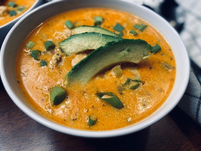 creamy buffalo chicken soup