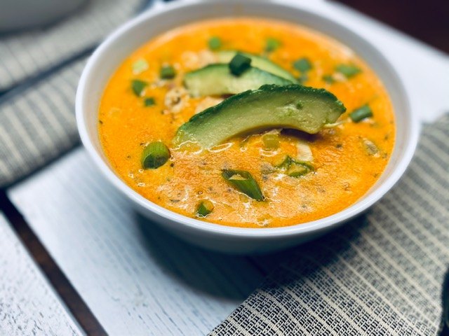 creamy buffalo chicken soup