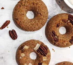 carrot cake oatmeal baked donuts gluten free