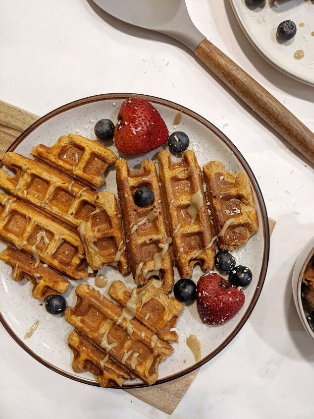10 recipes to make you into an nfl player, Sweet Potato Protein Waffles