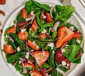 Strawberry Spinach Salad With Maple-Poppyseed Balsamic Vinaigrette