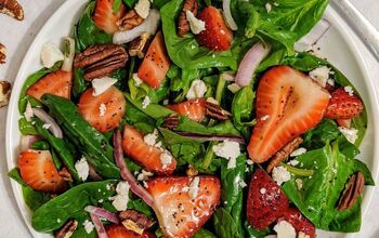 Strawberry Spinach Salad With Maple-Poppyseed Balsamic Vinaigrette