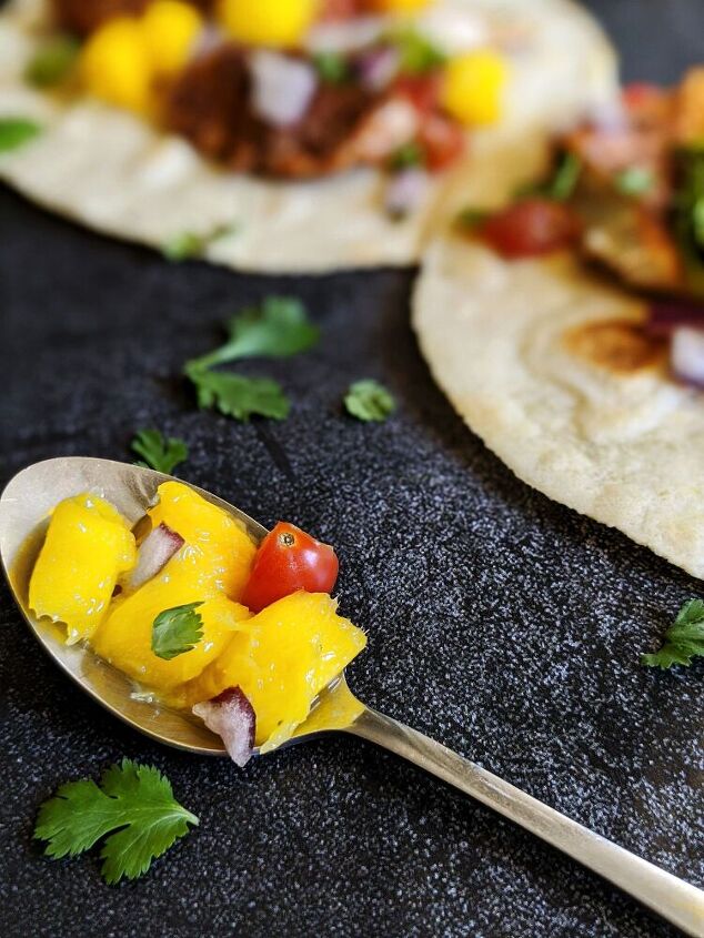 baked fish tacos with mango salsa paleo