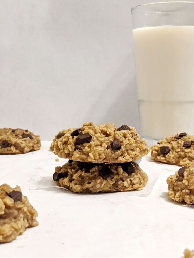 3 ingredient banana oat cookies