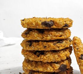 sweet potato protein oatmeal cookies with chocolate chips