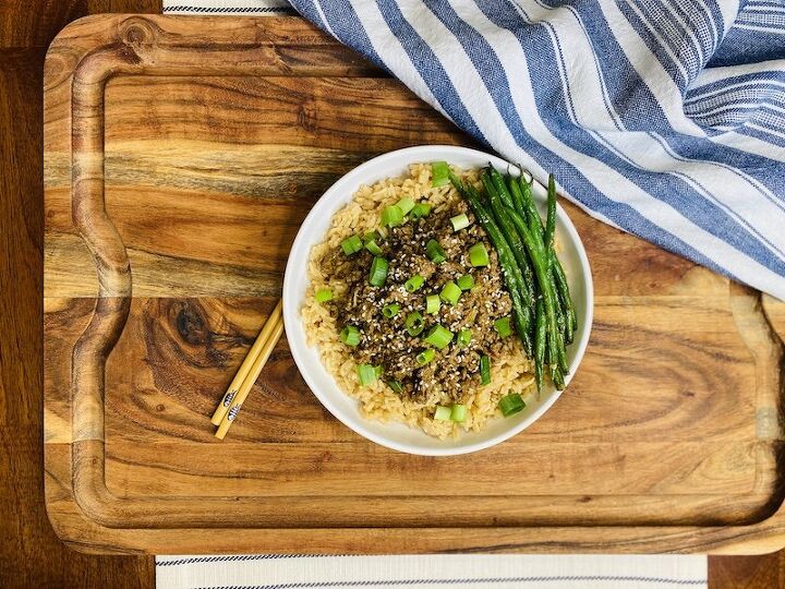korean beef with rice