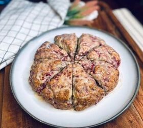 raspberry lemon scones