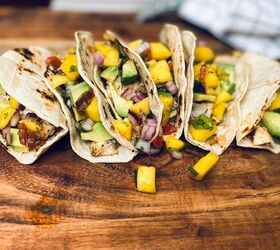 fish tacos with mango salsa