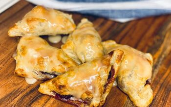 Lemon Glazed Blackberry Turnovers