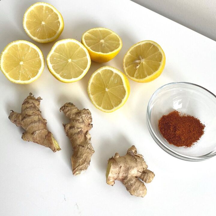 lemon ginger immunity shots