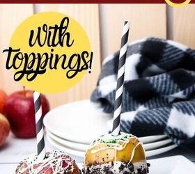 easy gourmet caramel apples recipe with crushed cookie toppings