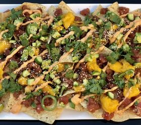 Delicious Tuna Tartare Nachos With Sriracha Aioli Recipe | Foodtalk