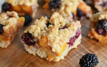 Peach-Blackberry Cobbler Bars