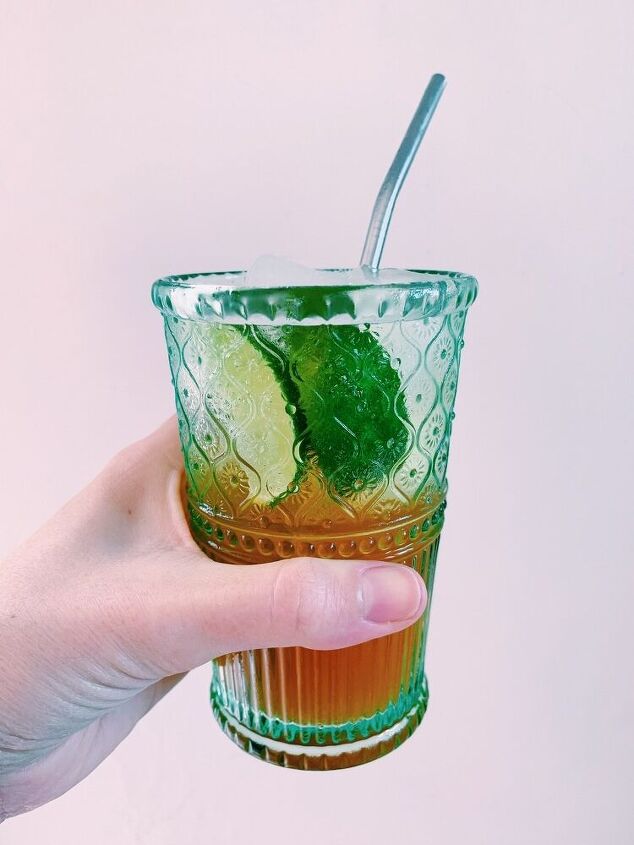 chai lime fizzy drink