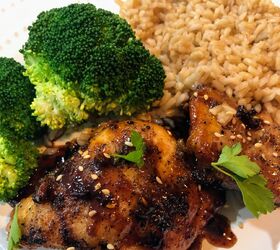 s 10 satisfying dinners you can make in less than 45 minutes, Easy Honey Garlic Chicken Thighs