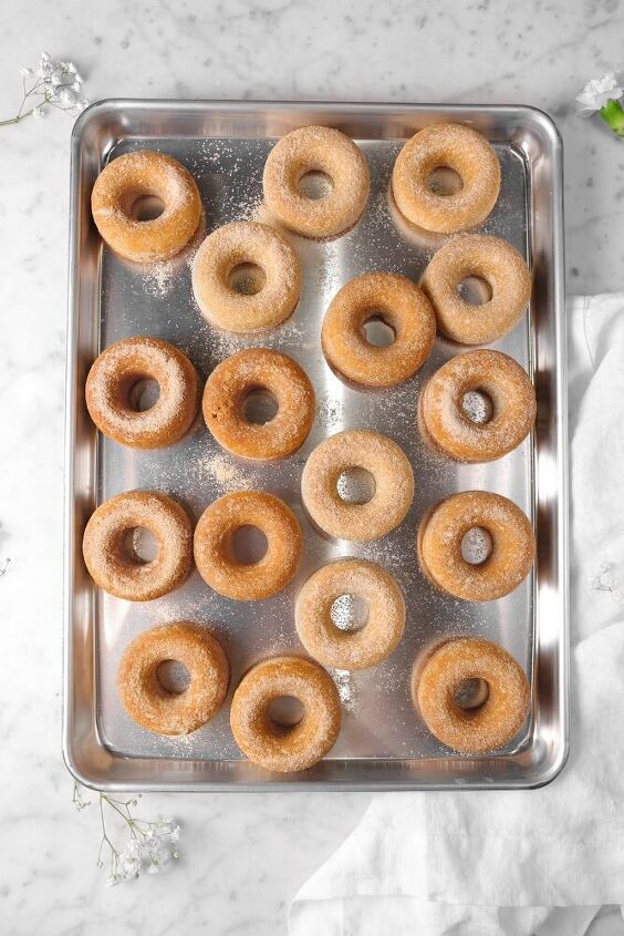 cinnamon spiced baked donuts