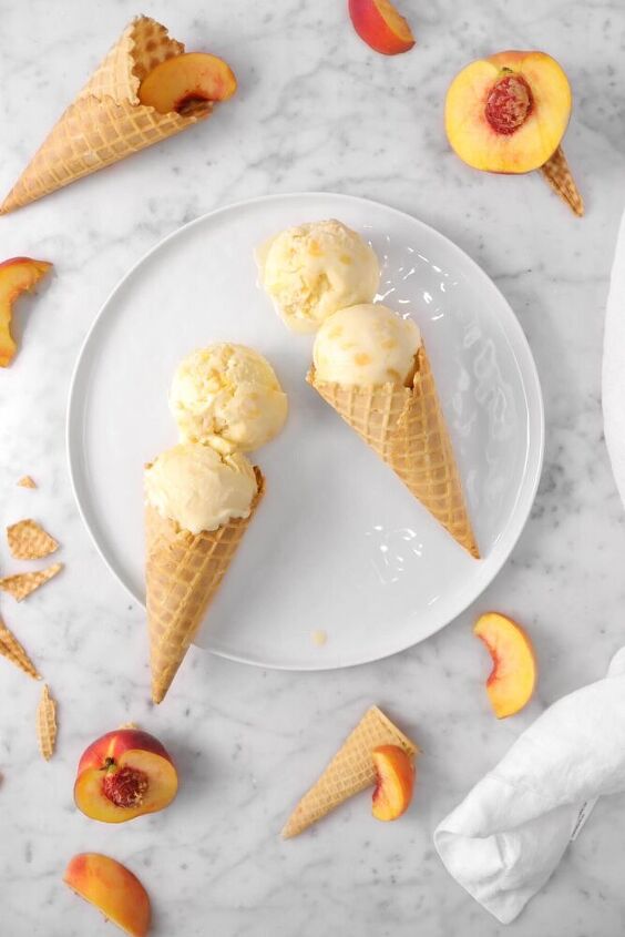 peaches and cream ice cream