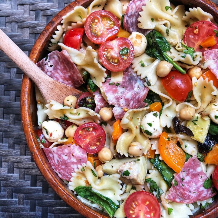 s 13 hearty salads that you ll actually be excited to eat, Italian Summer Pasta Salad
