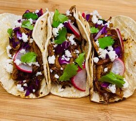 s 10 make at home recipes that are better than ordering take out, Slow Cooker Honey Pork Tacos
