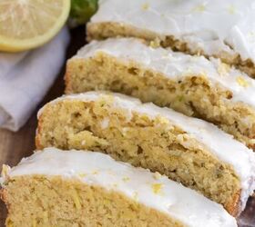 s 13 healthy dessert ideas that taste surprisingly good, Glazed Lemon Zucchini Bread