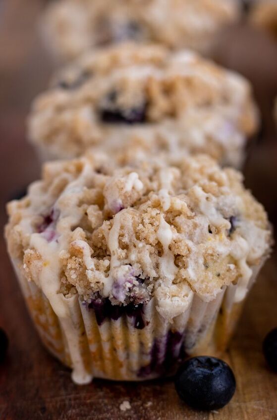 earl grey blueberry muffins