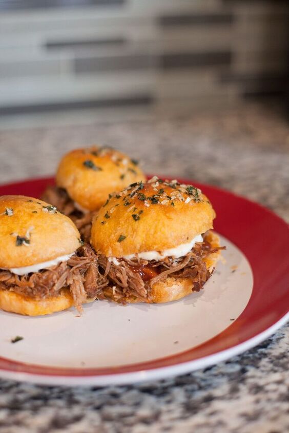 instant pot bbq pork sweet potato sliders